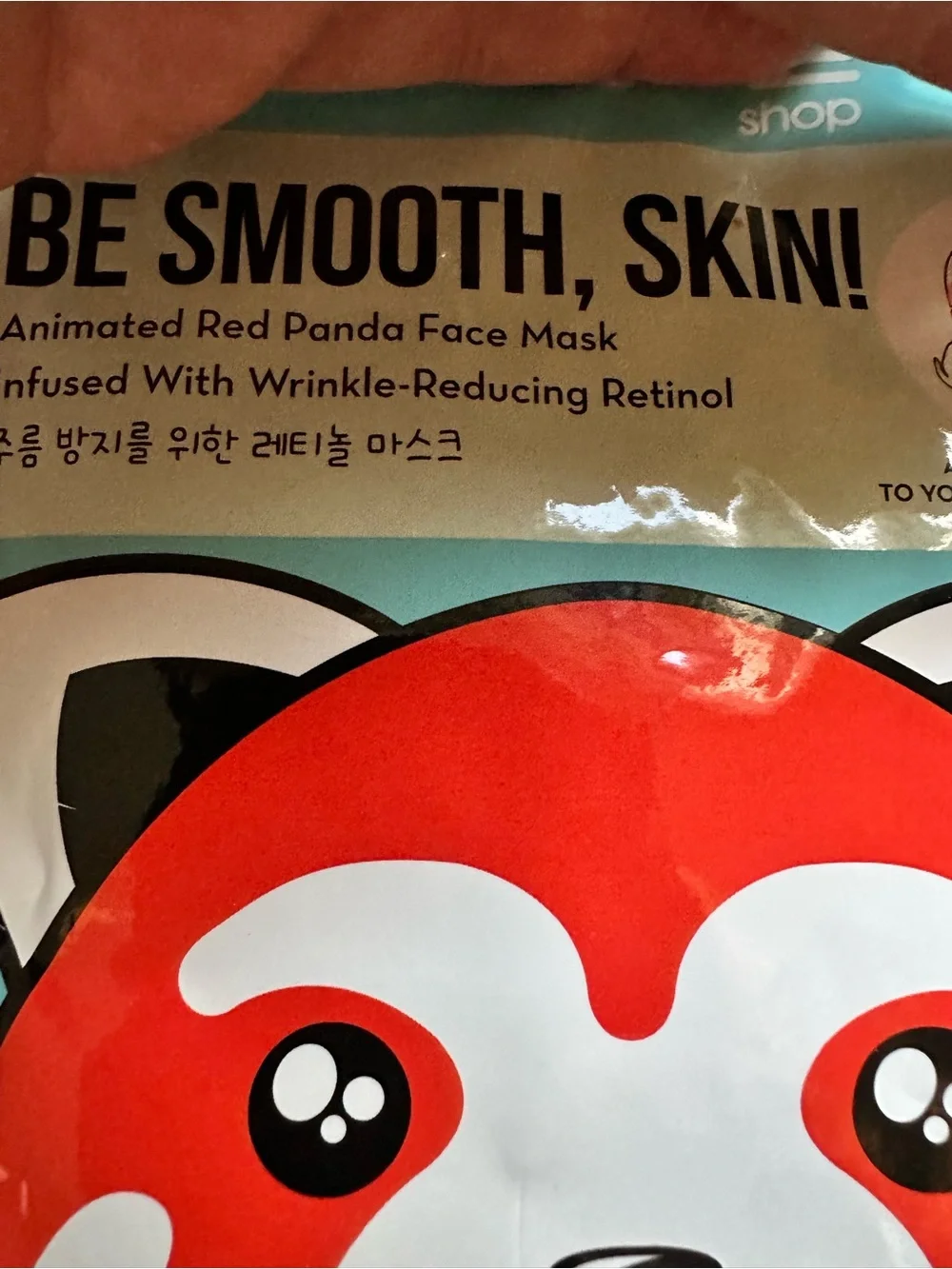 The Crème Shop Red Panda & Sloth Face Mask Duo - Pink & Teal